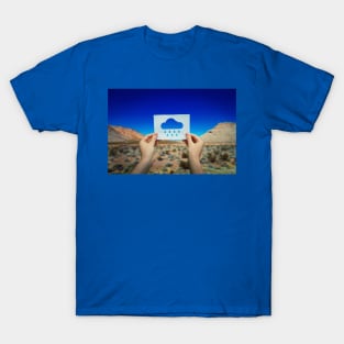 holding rain icon T-Shirt